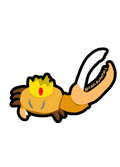 Clawtavius the Crab Sticker